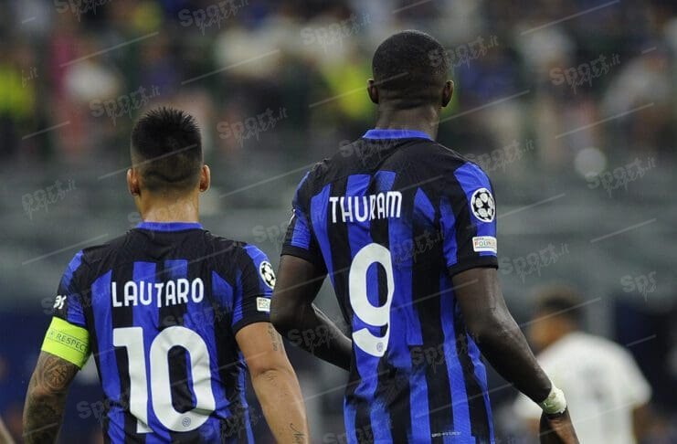 Lautaro Martinez e Thuram