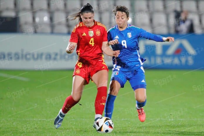 amichevole italia vs spagna femminile